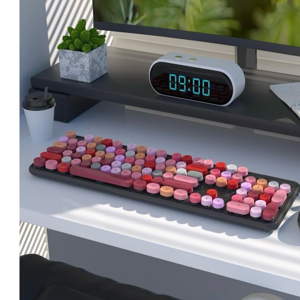 Multicolor Round Key Keyboard